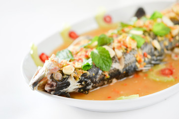 steamed fish