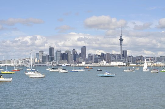 Auckland CBD from the Sea