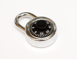 a numerical padlock