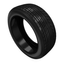 Car Tire isolated on white background
