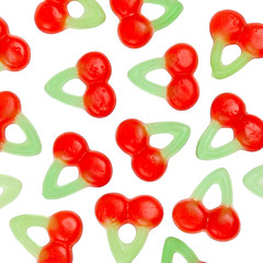 Cherry candy (dutch) isolated