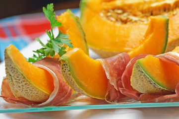 Prosciutto e melone - Ham and melon