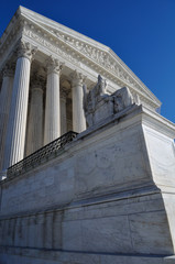 Supreme Court Building in Washington DC