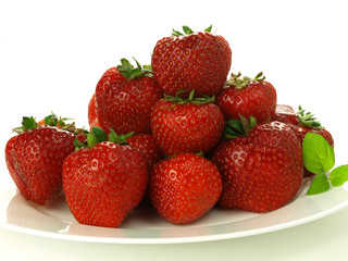 Strawberry plate