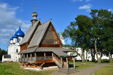 Fototapeta premium Деревянная церковь в Суздале.