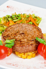 Beef steak meat