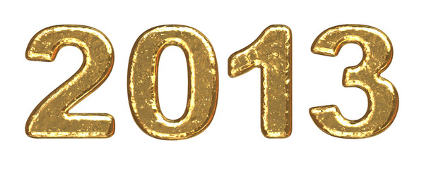 2013 inscription of gold letters