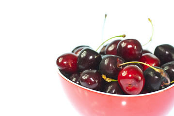 Red cherries.