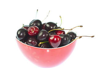 Red cherries.