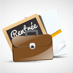 vecteur, rentr&eacute;e scolaire