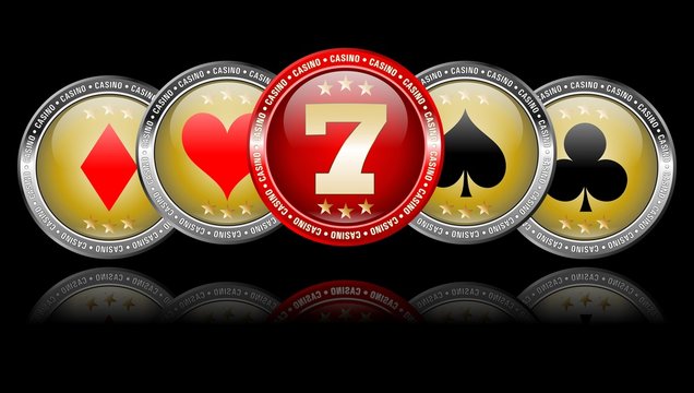 Casino - Imagebild auf schwarz