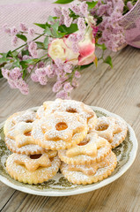 Ciambelline della cucina sarda, typical sardinian donuts
