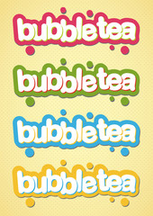 Bubble Tea Logos