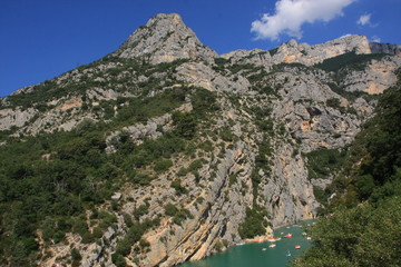 Fototapeta na wymiar Wyposażenie Gorges du Verdon