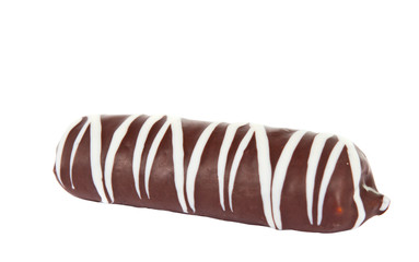 chocolate biscuit isolated