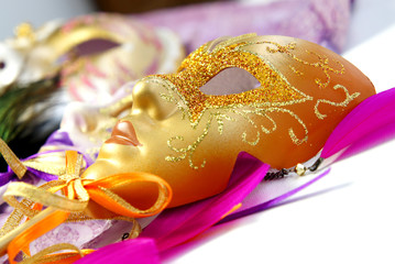 Venetian carnival masks