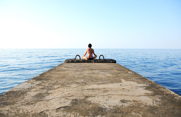 Meditation Near Sea