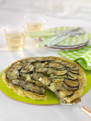 Tatin de courgettes et kiri