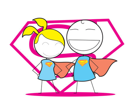 Super man and Woman