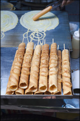 Préparation de crêpes