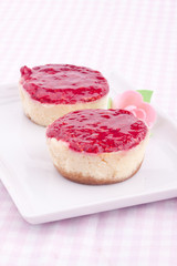 raspberry cheesecake