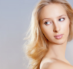 Naklejka premium Beautiful girl