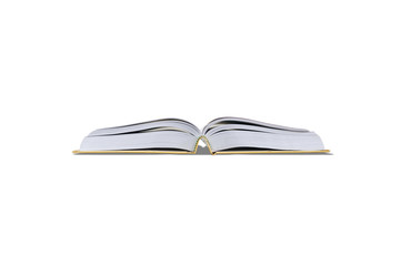 Big open book ,iso lated on white background