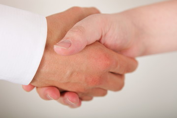 Hand geben