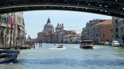 Cityscape on the Grand Canal Venice Italy