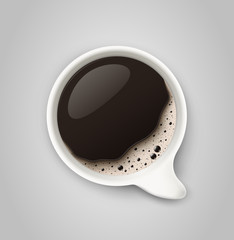 Cup of coffee. Vector illustration