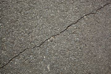 Obraz premium old cracked asphalt