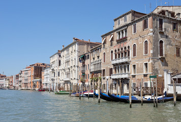 Cityscape on the Grand Canal Venice Italy