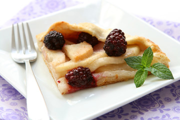 Apple Blackberry Tart