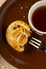 Hefeschnecke von oben