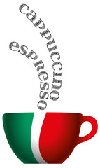 Fototapeta premium Italian coffee espresso 2- caffè espresso italiano 2