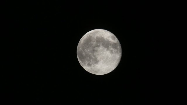 full moon on a clear summer night