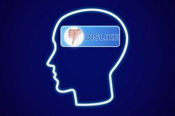 Human Intelligence brain of like concept