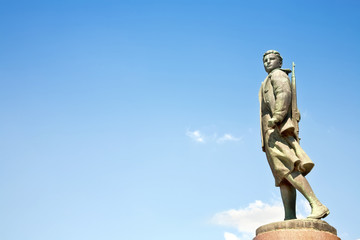 Obraz premium Zoya Kosmodemyanskaya. Open composition