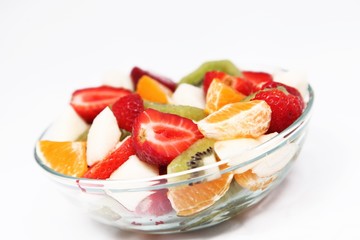 Fresh appetizing fruit salad