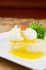 poached eggs