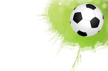 Soccer ball on a white background