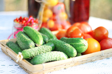 Still life with vegetables