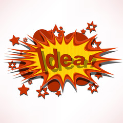 background stellar explosion - vector illustration ideas