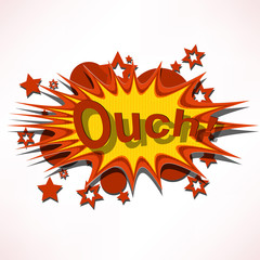 Ouch. Comic book explosion.