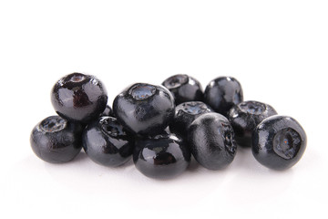 isolated blueberry