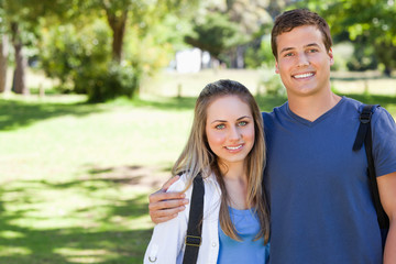 Obraz premium Portrait of cute couple