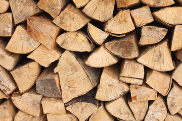 neues Brennholz für den Winter