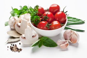 Ingredients for the salad