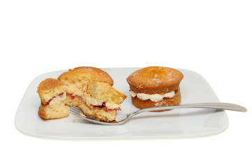 Victoria sponge cakes