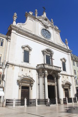 Fototapeta na wymiar Church of Sao Domingos in LIsbon, Portugal